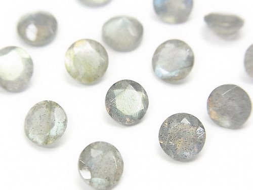 Labradorite, Round, Undrilled Gemstone Beads