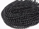 [Video] Onyx AAA Round Rose Cut 8mm half or 1strand beads (aprx.14inch/35cm)