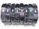 [Video] Mongolian Multicolor Fluorite AAA 2-Hole Rectangle 23x13x8mm 1-Strand (Bangle Bracelet)