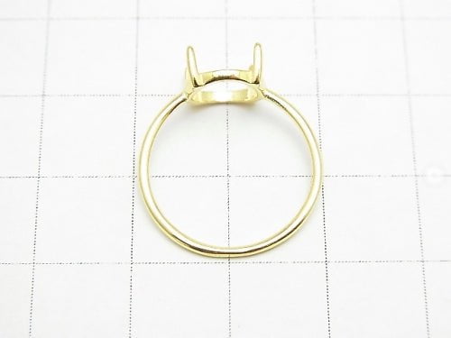 [Video] Silver925 Ring Frame (Prong Setting) Round 9mm 18KGP 1pc