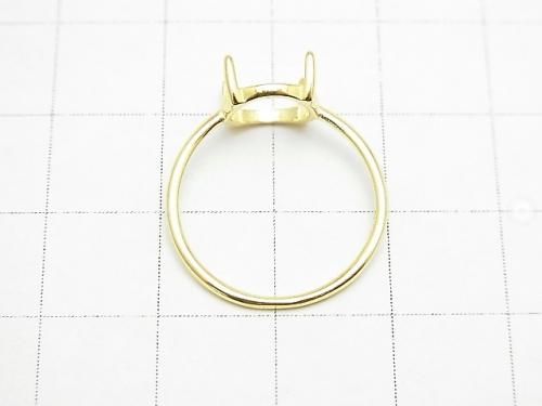 [Video] Silver925 Ring Frame (Prong Setting) Round 9mm 18KGP 1pc