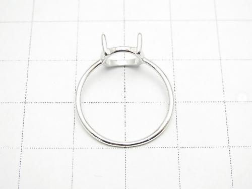 [Video] Silver925 Ring Frame (Prong Setting) Round 9mm Rhodium Plated 1pc