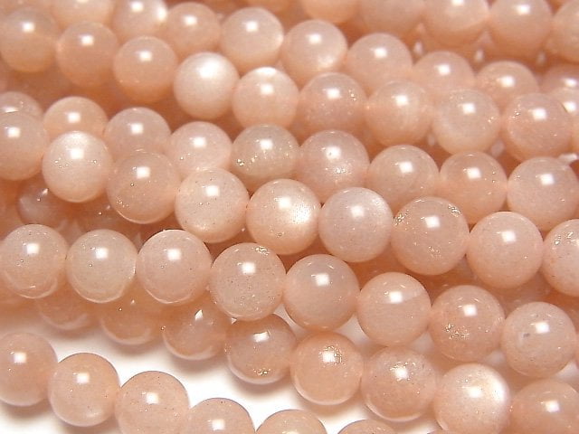 Moonstone, Round Gemstone Beads