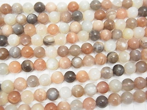 1strand $11.79! Multicolor Moon Stone AA Round 10mm 1strand (aprx.15inch / 38cm)