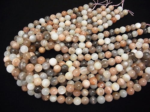 1strand $11.79! Multicolor Moon Stone AA Round 10mm 1strand (aprx.15inch / 38cm)