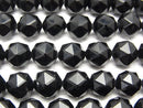[Video]High Quality! Tibetan Morion Crystal Quartz AAA Star Faceted Round 10mm 1/4-1strand beads (aprx.15inch/36cm)