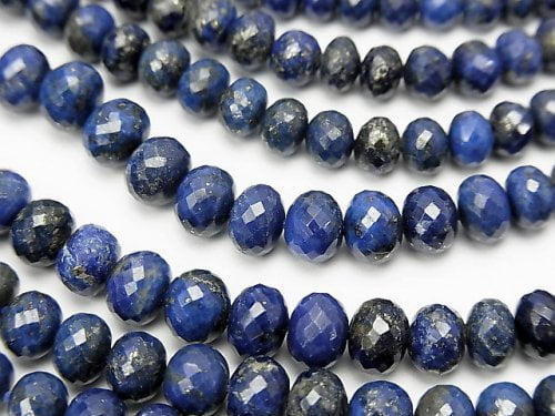 Lapis lazuli, Roundel Gemstone Beads