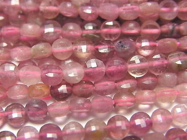 Coin, Tourmaline Gemstone Beads