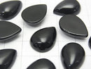 [Video] Onyx AAA Pear shape Cabochon 18x13mm 3pcs