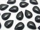 [Video] Onyx AAA Pear shape Cabochon 18x13mm 3pcs