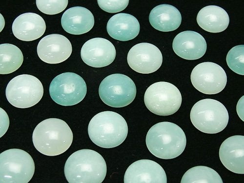 Amazonite AA++ Round  Cabochon 10x10mm 5pcs