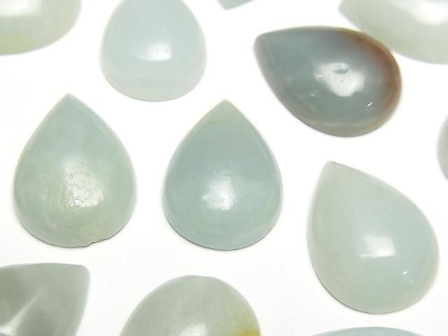 [Video] Amazonite AA Pear Shape Cabochon 18x13mm 3pcs