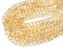 [Video]High Quality!  Citrine AA+ Faceted Coin 8x8x5mm half or 1strand beads (aprx.15inch/38cm)