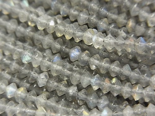 Labradorite, Roundel Gemstone Beads