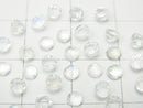 High Quality Rainbow Moonstone AAA Round Rose Cut 3x3mm 5pcs