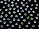 High Quality Rainbow Moonstone AAA Round Rose Cut 3x3mm 5pcs
