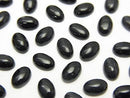 Onyx AAA Oval  Cabochon 6x4mm 10pcs