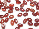 [Video] Red Agate AAA Oval Cabochon 6x4mm 10pcs