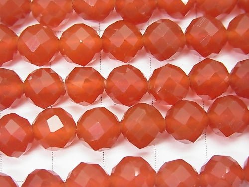 High Quality! Red Agate AAA 64 Faceted Round 8mm 1strand beads (aprx.15inch/37cm)