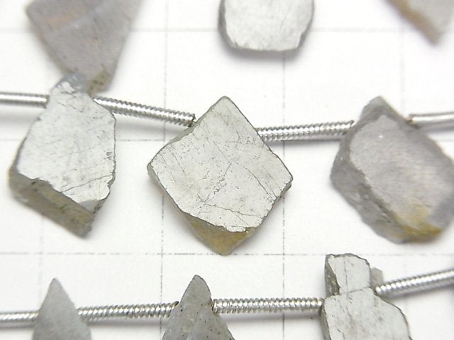 [Video]Labradorite AA Rough Slice Faceted 1strand beads (aprx.7inch/18cm)