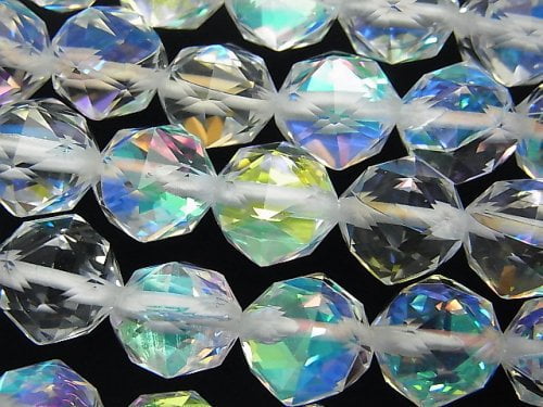 Faceted Round, Luna Flash, Star Gemstone Beads