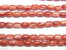[Video] Spiny Oyster Shell Tube 5x3x3mm half or 1strand beads (aprx.15inch/37cm)