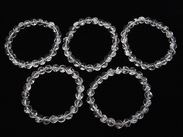 [Video] Rainbow Crystal Quartz AAA Round 8mm 1strand (Bracelet)