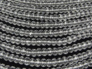 [Video] High Quality! Crystal (Synthetic Quartz) AAA Faceted Button Rondelle 8x8x5mm Half or 1-Strand Beads (approx. 14 inches/35 cm)