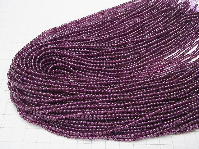 [Video]India Garnet AAA Round 3mm 1strand beads (aprx.15inch/37cm)