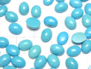 [Video] Arizona Kingman Turquoise AAA- Oval Cabochon 8x6mm 2pcs