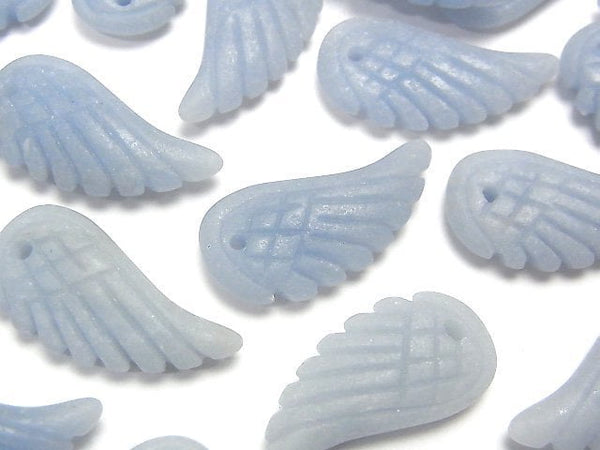 Angel Wing, Angelite Gemstone Beads