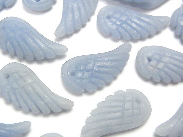 Angel Wing, Angelite Gemstone Beads