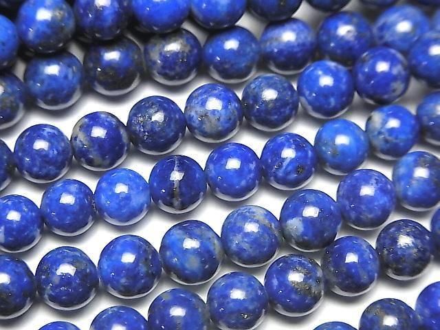 [Video] Lapislazuli AA Round 6mm 1-strand beads (approx. 14 inches/35 cm)