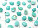 [Video] Arizona Kingman Turquoise AAA- Pear shape Cabochon 4x3mm 10pcs