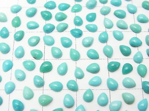 Arizona Kingman Turquoise AAA- Pear shape Cabochon 4x3mm 10pcs $6.79!