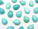 Arizona Kingman Turquoise AAA- Pear shape Cabochon 8x6mm 4pcs $18.99!