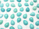 [Video] Arizona Kingman Turquoise AAA- Pear shape Cabochon 8x6mm 4pcs