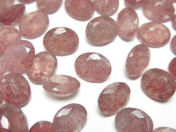 [Video] High Quality Pink Epidote AAA Loose Stone Oval Faceted 10x8mm 3pcs