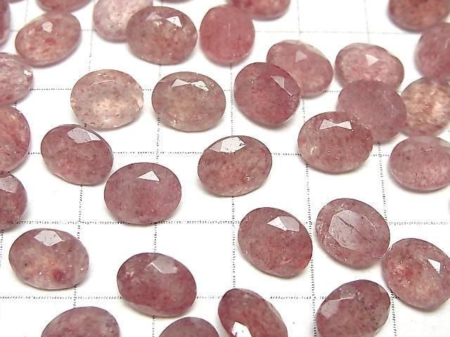 [Video] High Quality Pink Epidote AAA Loose Stone Oval Faceted 10x8mm 3pcs