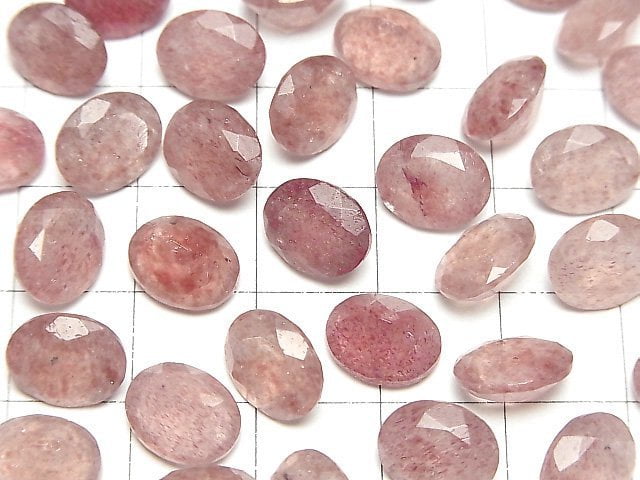 [Video]High Quality Pink Epidote AAA Loose stone Oval Faceted 10x8mm 5pcs