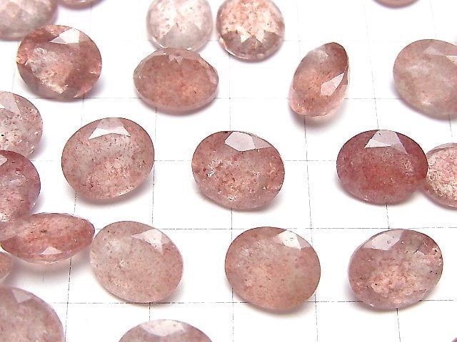 [Video] High Quality Pink Epidot AAA Undrilled Oval Faceted 12x10mm 4pcs