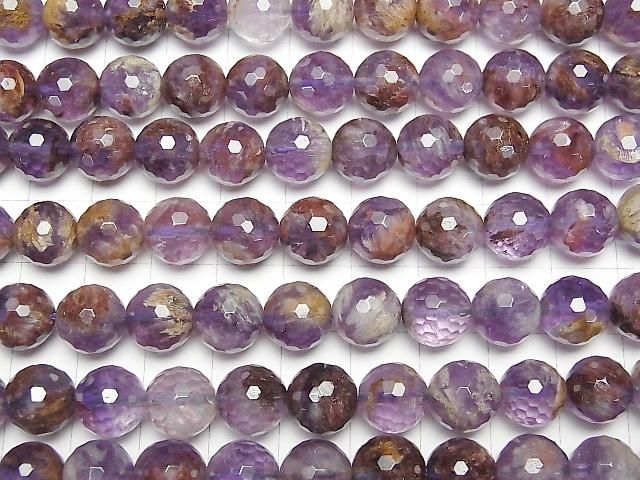 [Video] Garden Amethyst AAA - 128 Faceted Round 10mm Half or 1 Strand Beads (approx. 15 inches/36 cm)