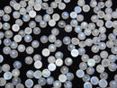 [Video] High Quality Rainbow Moonstone AA++ Round Cabochon 6x6mm 10pcs
