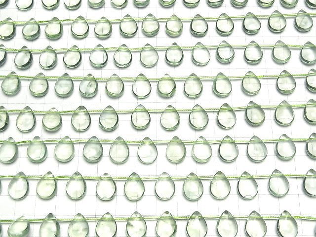 [Video] Green Fluorite AAA Pear shape (Smooth) 14x10x6mm half or 1strand beads (aprx.7inch/18cm)