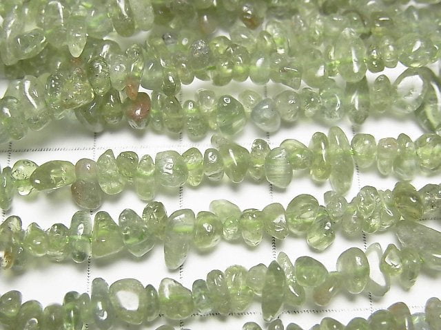 1strand $3.79! Green Apatite AA + Chips (Small Nugget) 1strand beads (aprx.15inch / 38cm)