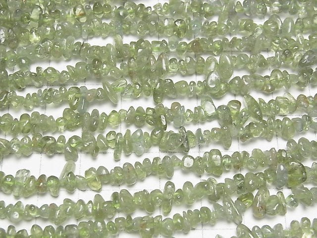 1strand $3.79! Green Apatite AA + Chips (Small Nugget) 1strand beads (aprx.15inch / 38cm)