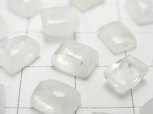 High Quality Rainbow Moonstone AA ++ Rectangle Cabochon 7x5mm 5pcs $5.79!