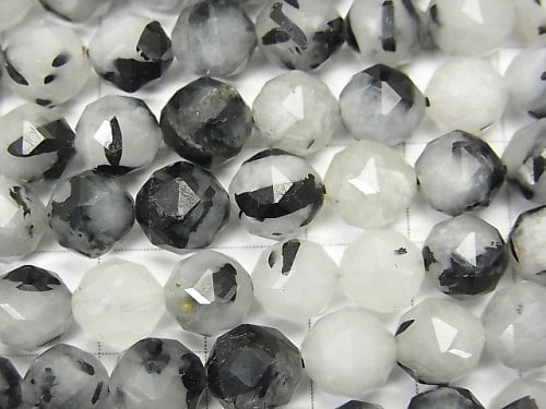 High quality! 1strand $9.79! Tourmaline Quartz AA Star Faceted Round 8mm 1strand beads (aprx.15inch / 36cm)