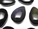 [Video] Rainbow Obsidian AAA Pear shape 35x25x12mm 1pc