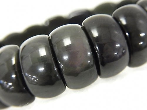 Mexico Rainbow Obsidian AAA 2 Hole Oval 14x8x6mm 1strand (Bracelet)